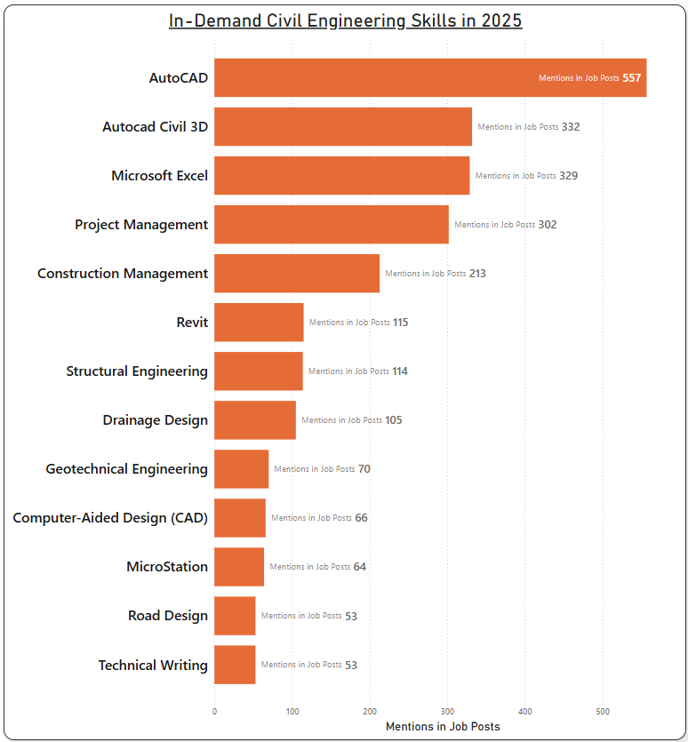 Civil Engineering Skills Required in 2025